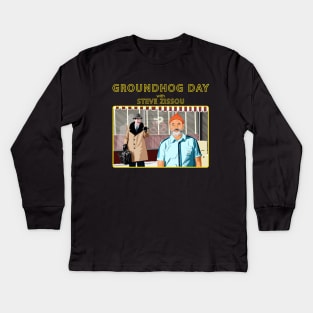 Groundhog Day with Steve Zissou Kids Long Sleeve T-Shirt